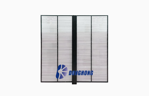 Transparent LED Display with Power Box in the Middle
